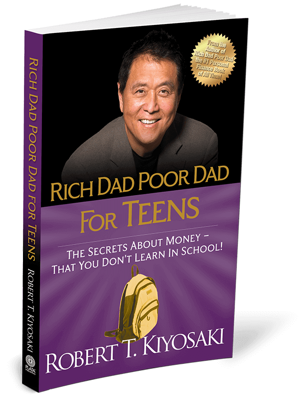 cover of rich dad poor dad for teens