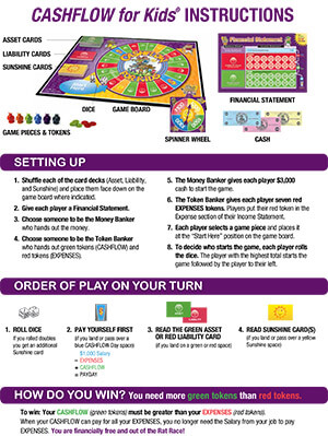 cashflow for kids 2014 game instructions cover