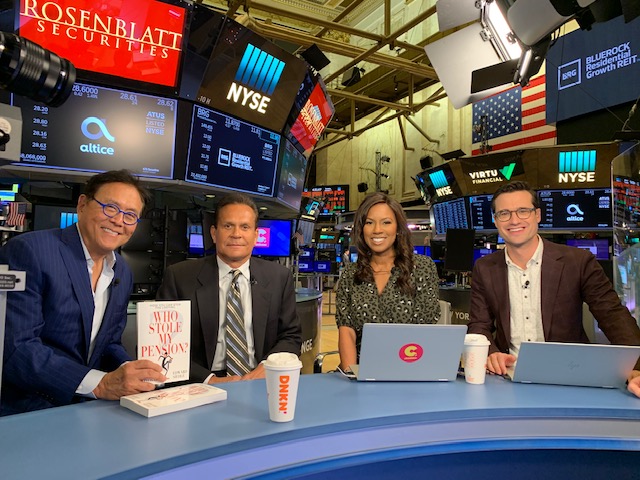 robert kiyosaki joins cheddar tv