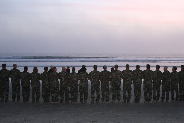 YPOLUF group looking out into the sea photo