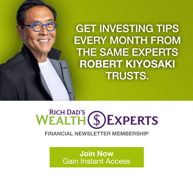 rich dads wealth experts newsletter sign up
