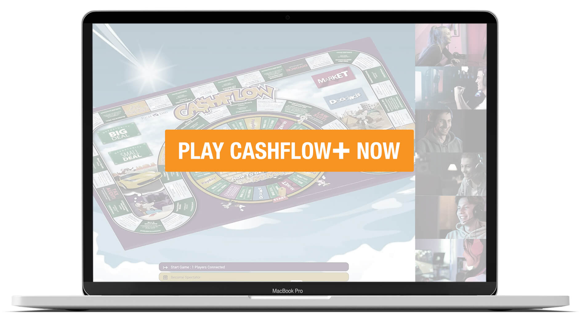 cashflow plus on laptop image