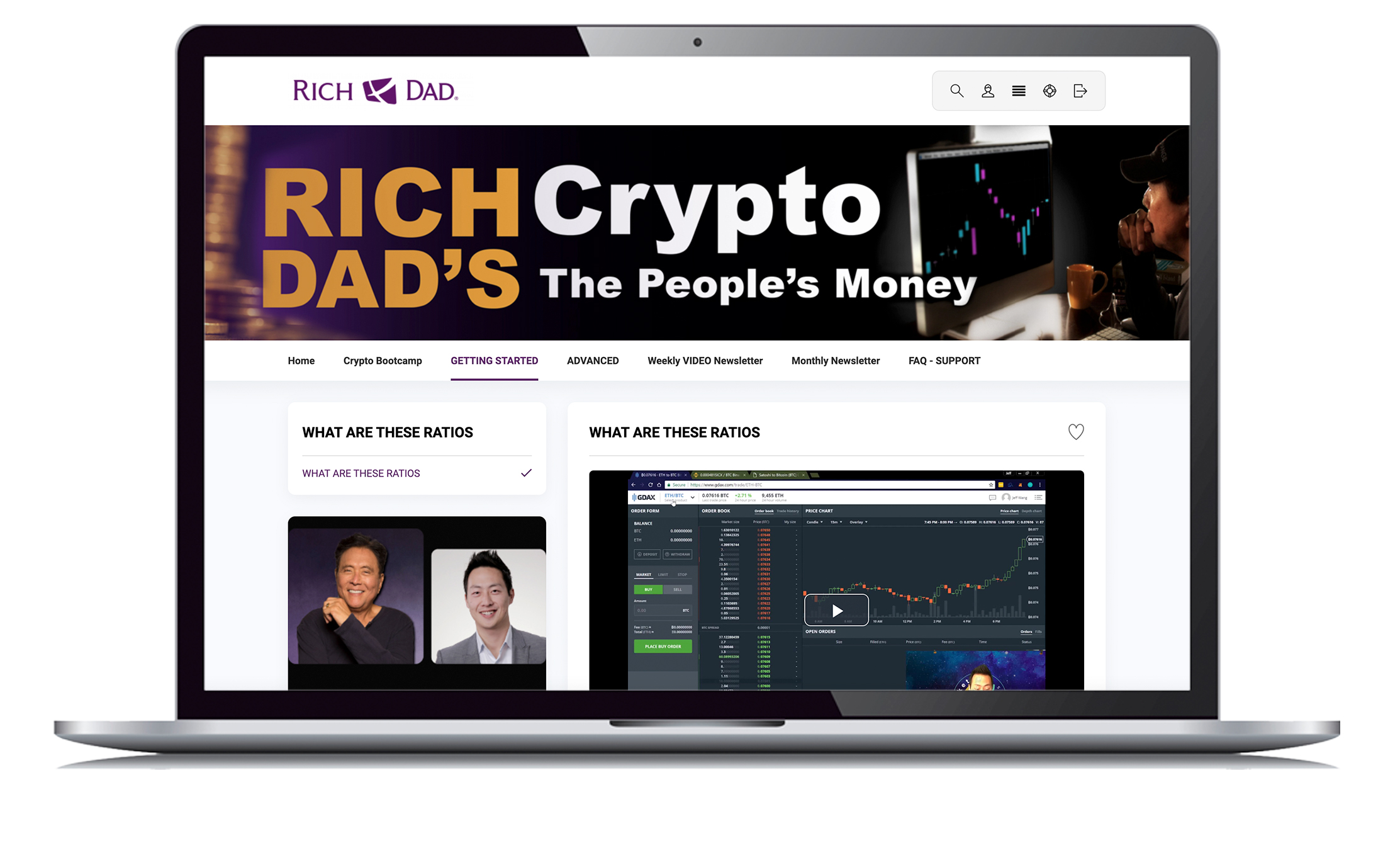 rich dad crypto course image